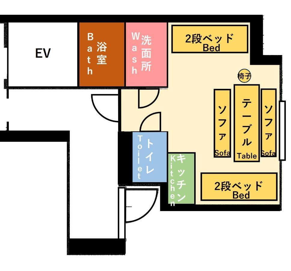 “1st Room” 内装デザイナー監修！30㎡ 最大6名 経堂駅から徒歩5分 築浅 良質な暮らしを Apartment